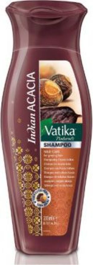 Dabur Vatika szampon do włosów delikatnych i siwych z akacją indyjską 200 ml 1