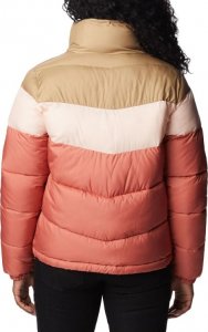 Columbia Kurtka damska Puffect Color Blocked Jacket Dark Coral, Pea r.M 3