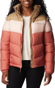 Columbia Kurtka damska Puffect Color Blocked Jacket Dark Coral, Pea r.M 4