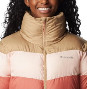 Columbia Kurtka damska Puffect Color Blocked Jacket Dark Coral, Pea r.M 7