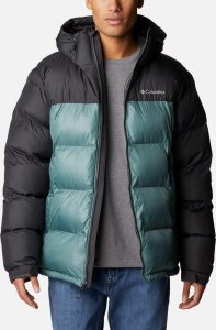 Kurtka męska Columbia Pike Lake Hooded turkusowa r. M 1