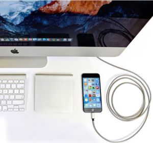 Kabel USB Fuse Chicken Lightning 2m stalowy 5