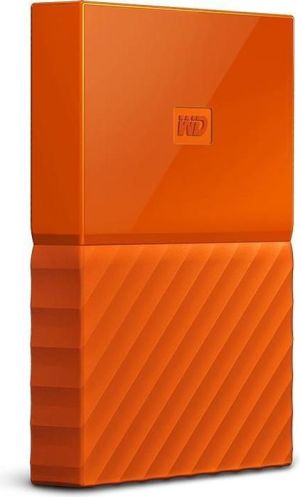 Dysk zewnętrzny HDD WD HDD My Passport 4 TB Pomarańczowy (WDBYFT0040BOR-WESN) 1