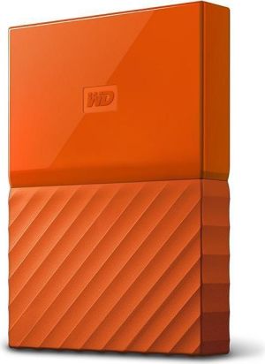 Dysk zewnętrzny HDD WD HDD My Passport 3 TB Pomarańczowy (WDBYFT0030BOR-WESN) 3
