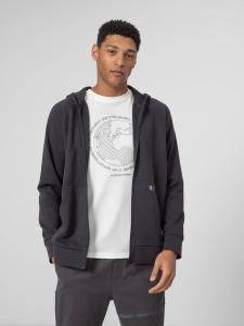 4f Bluza męska H4Z22-BLM011 Antracyt r.S 3