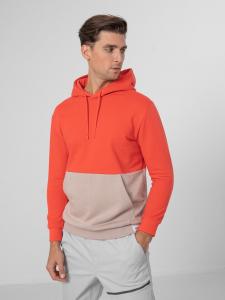 4f Bluza męska H4Z22-BLM027 Pomarańczowy neon r.M 3