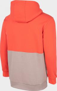 4f Bluza męska H4Z22-BLM027 Pomarańczowy neon r.S 2