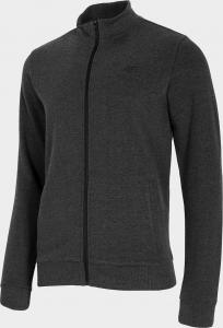 4f Bluza męska H4Z22-BLM351 Ciemny Szary melanż r.M 1