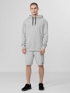 4f Bluza męska H4Z22-BLM352 Chłodny jasny szary melanż r.XL 3