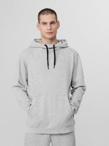 4f Bluza męska H4Z22-BLM352 Chłodny jasny szary melanż r.XXL 4