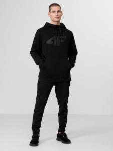 4f Bluza męska H4Z22-BLM352 Głęboka czerń r.L 3