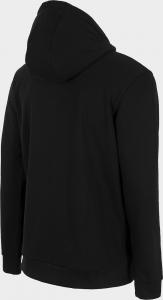 4f Bluza męska H4Z22-BLM352 Głęboka czerń r.L 4