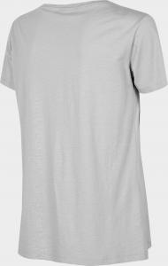 4f Koszulka damska H4Z22-TSD352 Chłodny jasny szary melanż r.L 4