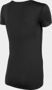 4f Koszulka damska H4Z22-TSDF352 Głęboka czerń r.XL 2