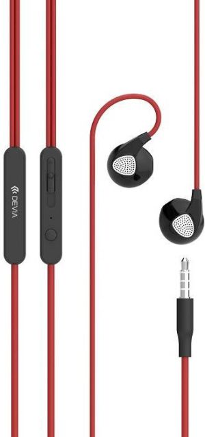 Słuchawki Comma Słuchawki przewodowe D2 Czerwone (BRA003848) 1