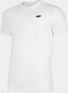 4f Koszulka męska H4Z22-TSM352 Biały r.L 1