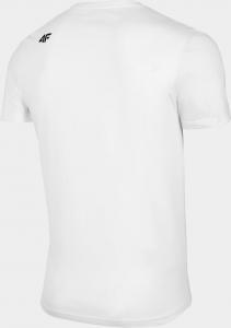 4f Koszulka męska H4Z22-TSM352 Biały r.M 2