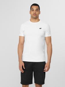 4f Koszulka męska H4Z22-TSM352 Biały r.M 4