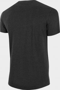 4f Koszulka męska H4Z22-TSM352 Ciemny Szary melanż r.S 2