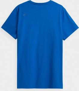 4f Koszulka męska H4Z22-TSM352 Niebieska r.S 2