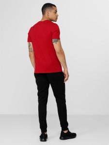 4f Koszulka męska H4Z22-TSM353 Czerwony r.S 4