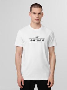 4f Koszulka męska H4Z22-TSM354 Biały r.XXL 2