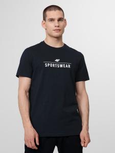 4f Koszulka męska H4Z22-TSM354 Ciemny niebieski r.M 4