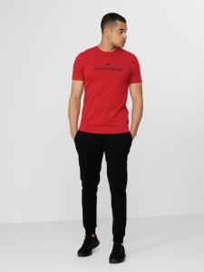 4f Koszulka męska H4Z22-TSM354 Czerwony r.XXL 2
