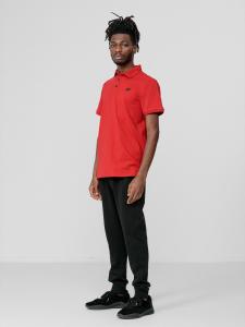 4f Koszulka męska H4Z22-TSM355 Czerwona r.S 2