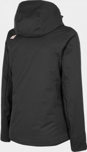 4f Kurtka damska H4Z22-KUDN001 Głęboka czerń r.M 2