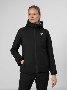 4f Kurtka damska H4Z22-KUDN001 Głęboka czerń r.M 3