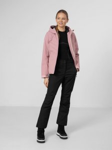 4f Kurtka damska H4Z22-KUDN003 Ciemny róż r.L 3