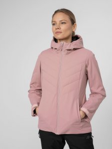 4f Kurtka damska H4Z22-KUDN003 Ciemny róż r.M 4