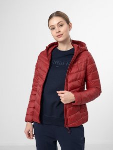 4f Kurtka damska H4Z22-KUDP003 Ciemny Czerwony r.S 4