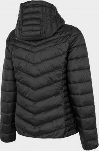 4f Kurtka damska H4Z22-KUDP003 Głęboka czerń r.M 2