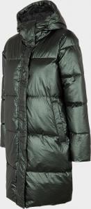 4f Kurtka damska H4Z22-KUDP011 Ciemny Zielony r. M 3
