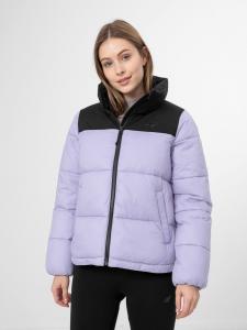 4f Kurtka damska H4Z22-KUDP014 Fioletowa r. S 4