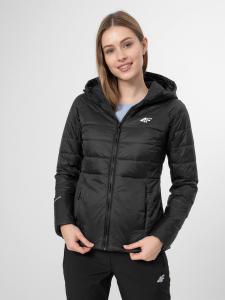 4f Kurtka damska H4Z22-KUDP017 Głęboka czerń r. S 2