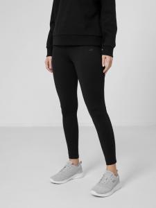 4f Legginsy damskie H4Z22-LEG010 Głęboka czerń r. XS 4