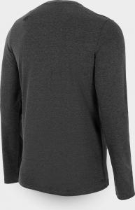 4f Longsleeve męski H4Z22-TSML350 Ciemny Szary melanż r. S 2