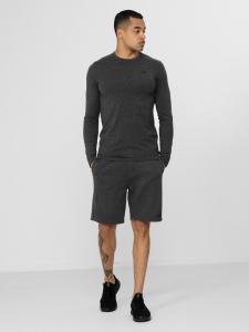 4f Longsleeve męski H4Z22-TSML350 Ciemny Szary melanż r. S 4