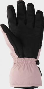 4f Rękawice narciarskie damskie H4Z22-RED002 Jasny róż r. XL 2
