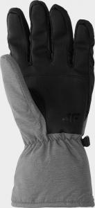 4f Rękawice narciarskie męskie H4Z22-REM002 Szary melanż r. S 2