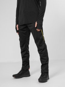 4f Spodnie trekkingowe męskie H4Z22-SPMTR061 Głęboka czerń r. S 3