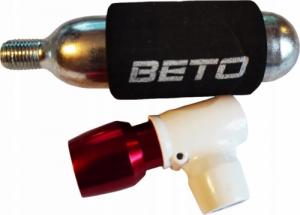 Beto Ręczna pompka rowerowa z nabojem CO2, firma BETO 1