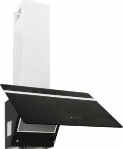 Okap vidaXL vidaXL Ścienny okap kuchenny, 60 cm, stal i hartowane szkło, czarny 4