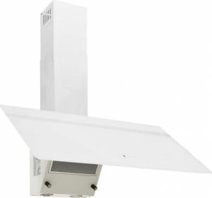 Okap vidaXL vidaXL Ścienny okap kuchenny, 90 cm, stal i hartowane szkło, biały 4