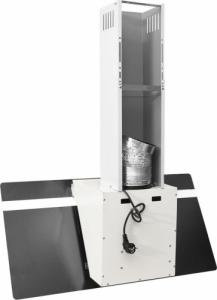 Okap vidaXL vidaXL Ścienny okap kuchenny, 90 cm, stal i hartowane szkło, biały 6