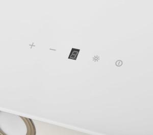 Okap vidaXL vidaXL Ścienny okap kuchenny, 90 cm, stal i hartowane szkło, biały 7