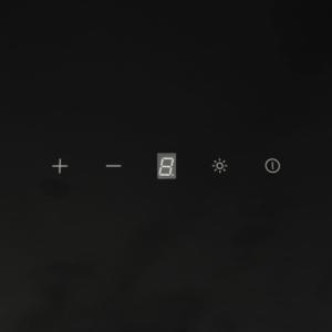 Okap vidaXL vidaXL Ścienny okap kuchenny, 90 cm, stal i hartowane szkło, czarny 7